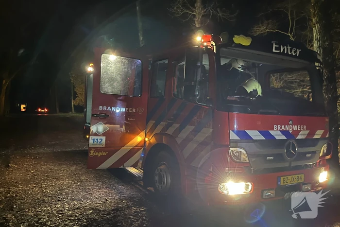 Onderzoek naar brandstichting in bos
