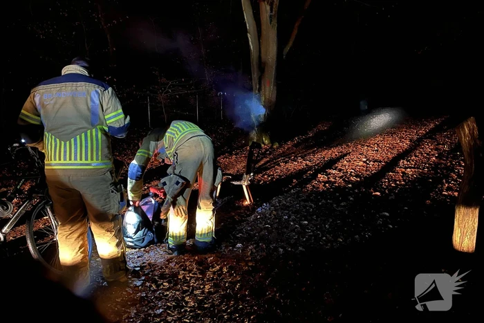 Onderzoek naar brandstichting in bos