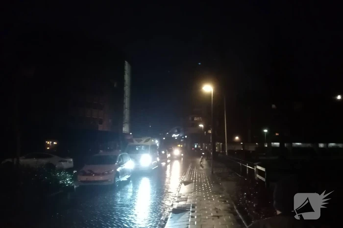 Mogelijke inbreker raakt gewond