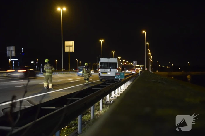 Rookontwikkeling in bestelbus met 130 kilo vuurwerk