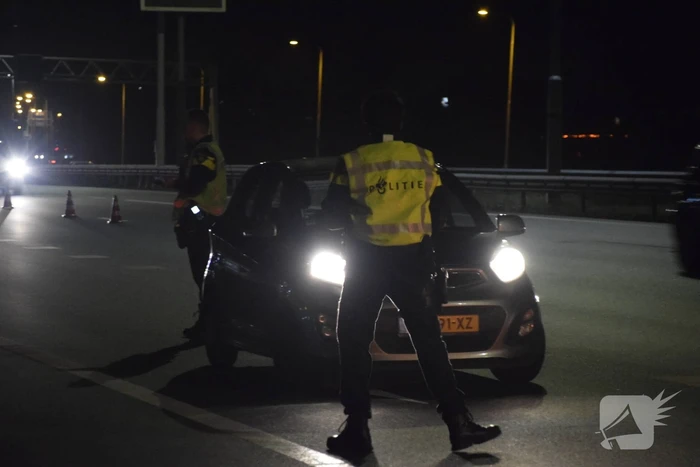 Rookontwikkeling in bestelbus met 130 kilo vuurwerk