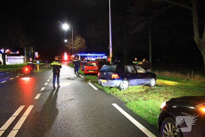 Gewonden na botsing met auto's