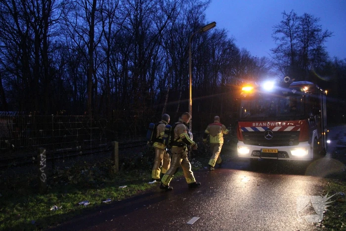 Brand op volkstuinencomplex moeilijk te bereiken