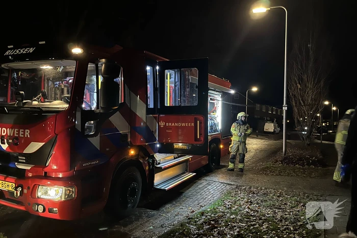 Brandweer ingezet voor brandende prullenbak