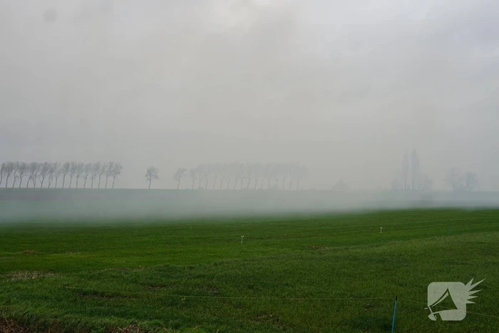Flinke brand in boerderij blijkt buitenbrand