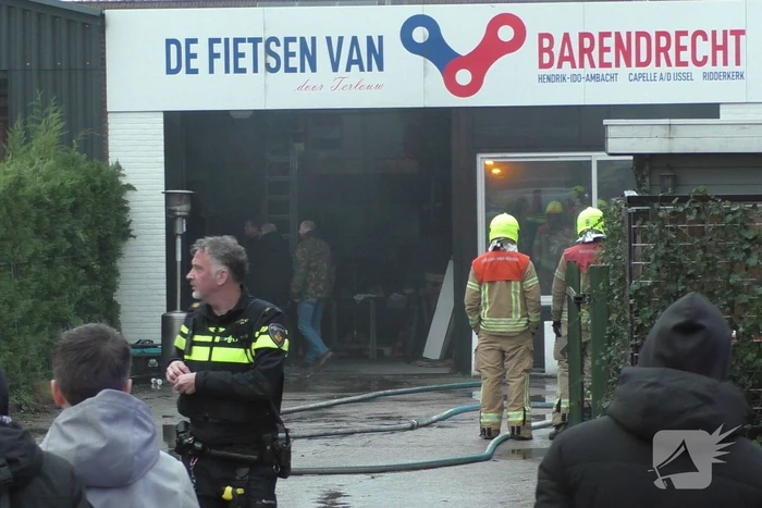 Kleine brand in bedrijfspand