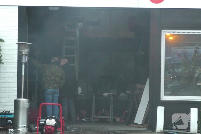 Kleine brand in bedrijfspand