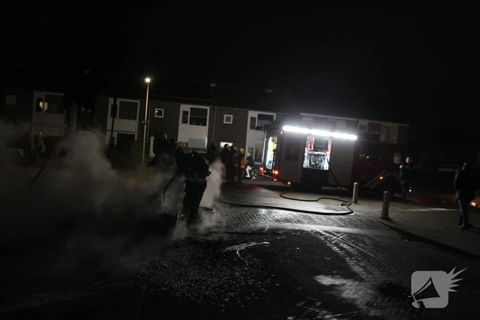 Brandweer voor 2de keer naar tulpstraat