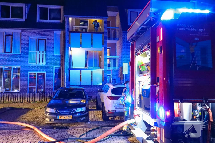 Matras in slaapkamer vliegt in brand
