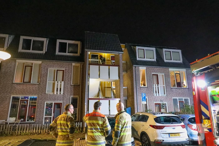 Matras in slaapkamer vliegt in brand