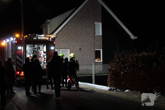 Brand in schuur met vuurwerk
