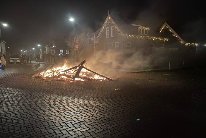Caravan volledig uitgebrand