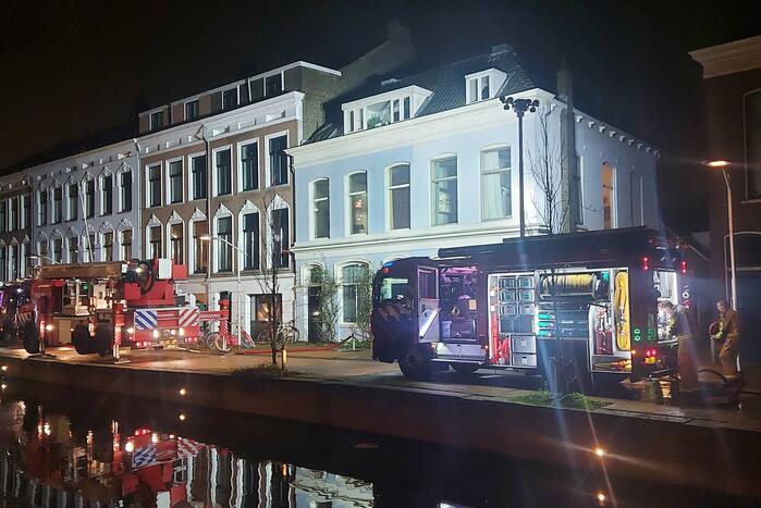 Uitslaande brand in woning