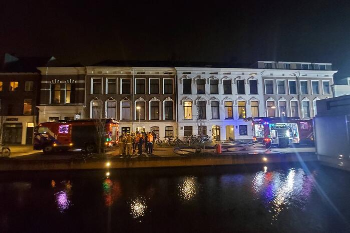 Uitslaande brand in woning