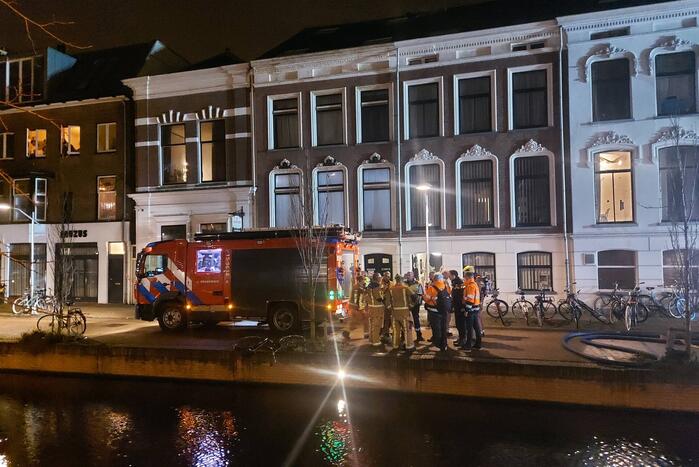Uitslaande brand in woning
