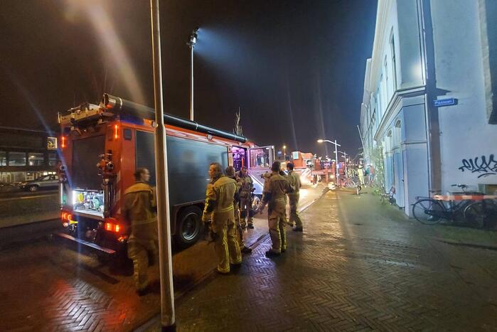 Uitslaande brand in woning