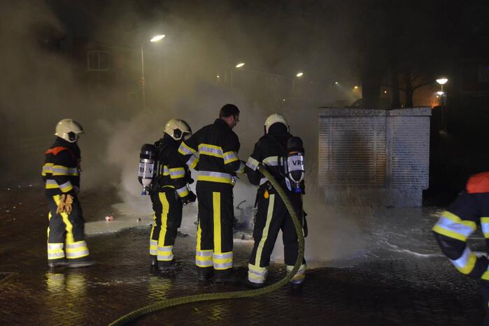 Deelscooter in brand gestoken