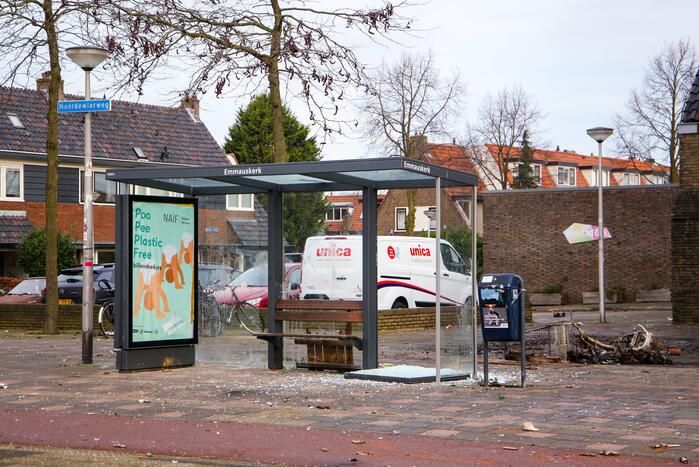 Veel schade na jaarwisseling