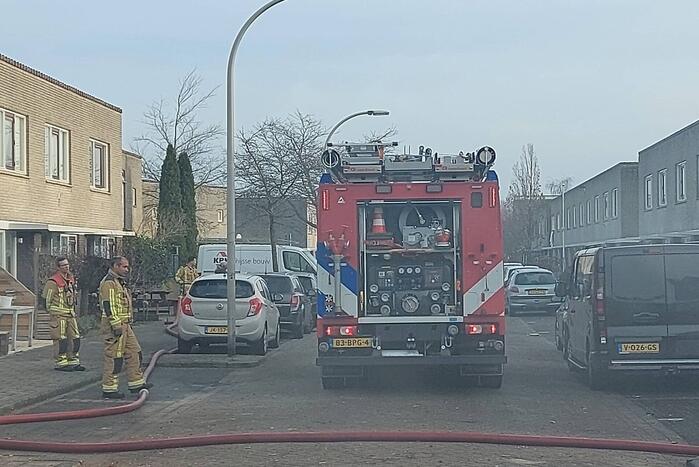 Rookontwikkeling bij brand in container