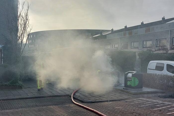 Rookontwikkeling bij brand in container