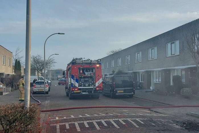 Rookontwikkeling bij brand in container