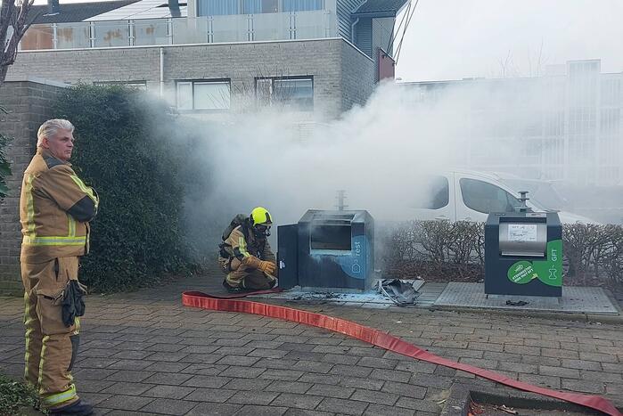 Rookontwikkeling bij brand in container
