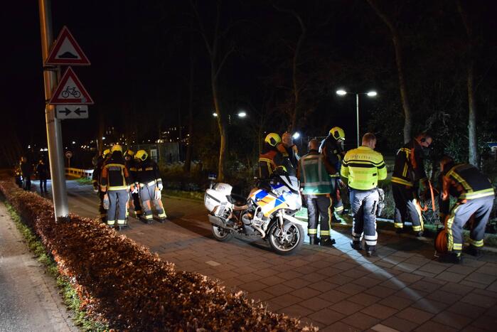 Hulpdiensten onderzoeken sloot na onbeheerde fiets