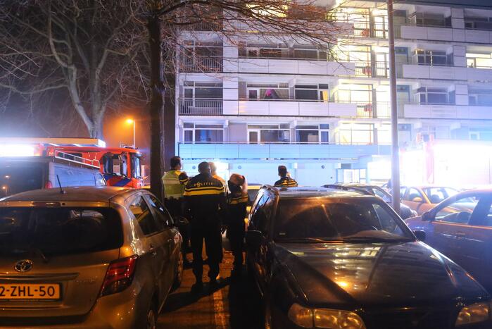 Veel schade na brand in flatwoning