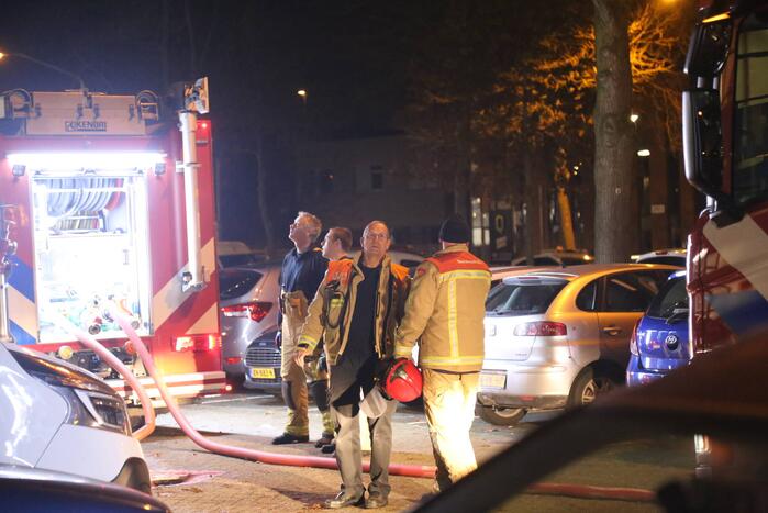 Veel schade na brand in flatwoning