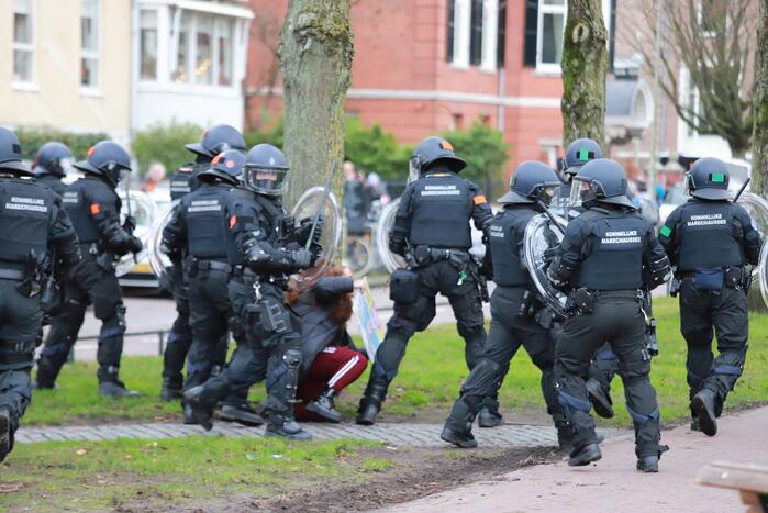 Duizenden demonstranten bij demonstratie