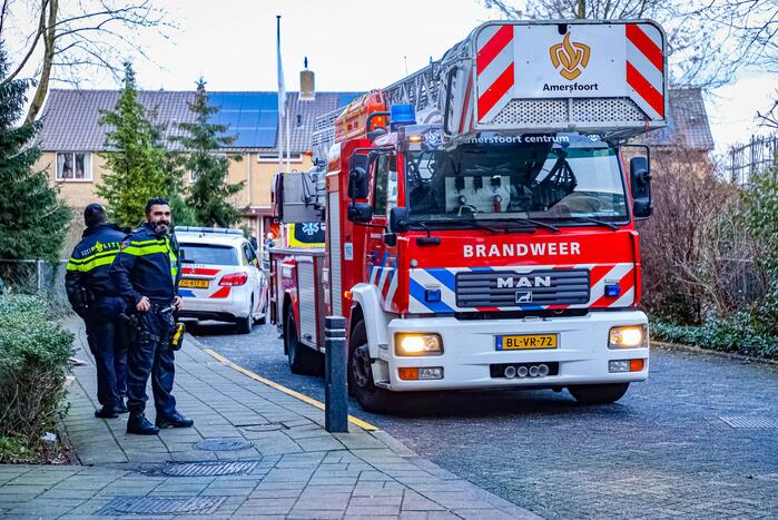 Brand in liftmachinekamer op elfde etage de Koperhorst