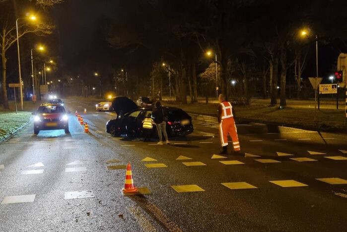 Ongeval tussen twee voertuigen op kruising