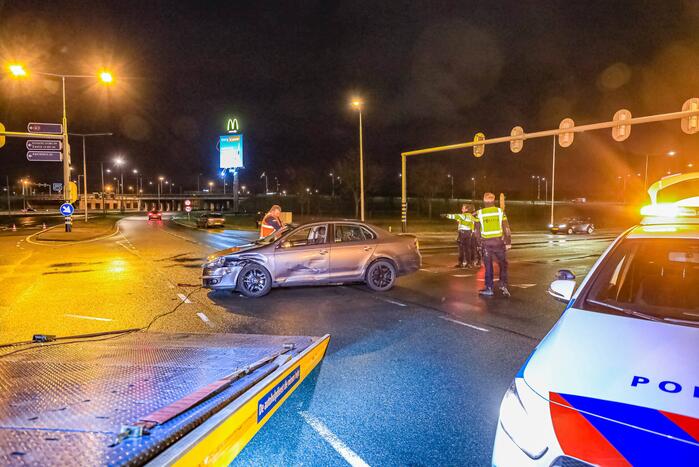 Veel schade bij ongeval op kruising