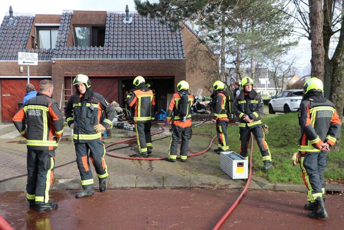 Flinke schade na brand in garage