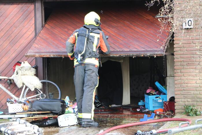 Flinke schade na brand in garage
