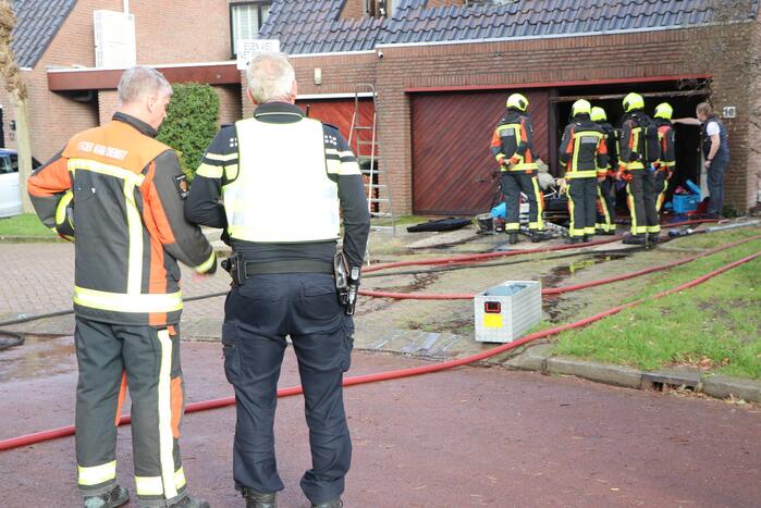Flinke schade na brand in garage
