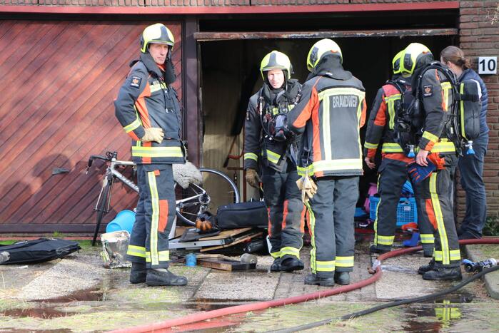 Flinke schade na brand in garage