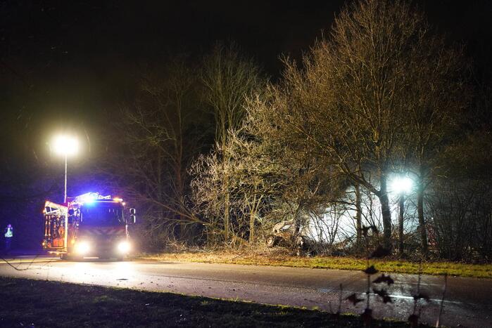 Ernstig gewonde na eenzijdig ongeval