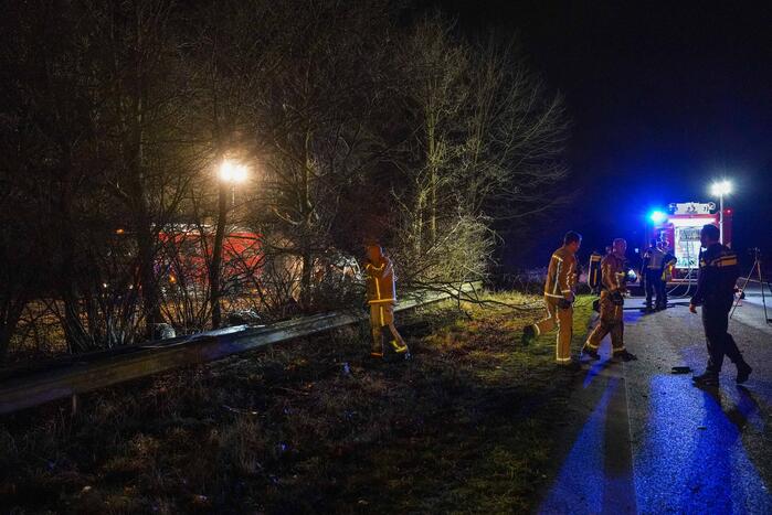 Ernstig gewonde na eenzijdig ongeval