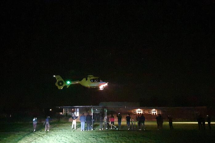 Persoon gewond na mogelijke val