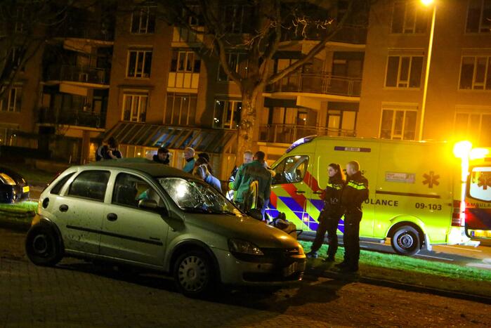 Lachgastank aangetroffen bij ernstig ongeval