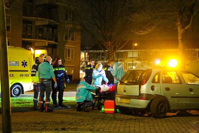 Lachgastank aangetroffen bij ernstig ongeval