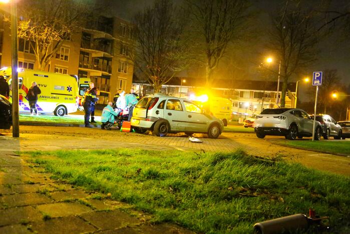 Lachgastank aangetroffen bij ernstig ongeval