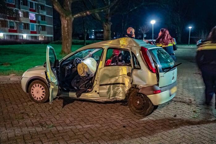 Lachgastank aangetroffen bij ernstig ongeval