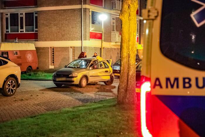 Lachgastank aangetroffen bij ernstig ongeval