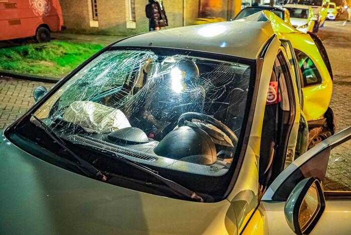 Lachgastank aangetroffen bij ernstig ongeval