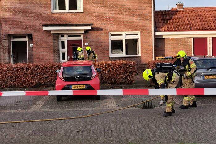 Incident in woning met gevaarlijke stoffen