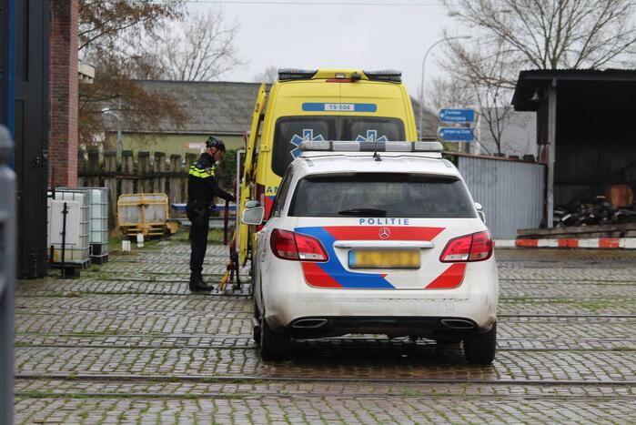 Persoon gewond in loods Stichting Stoomtrein