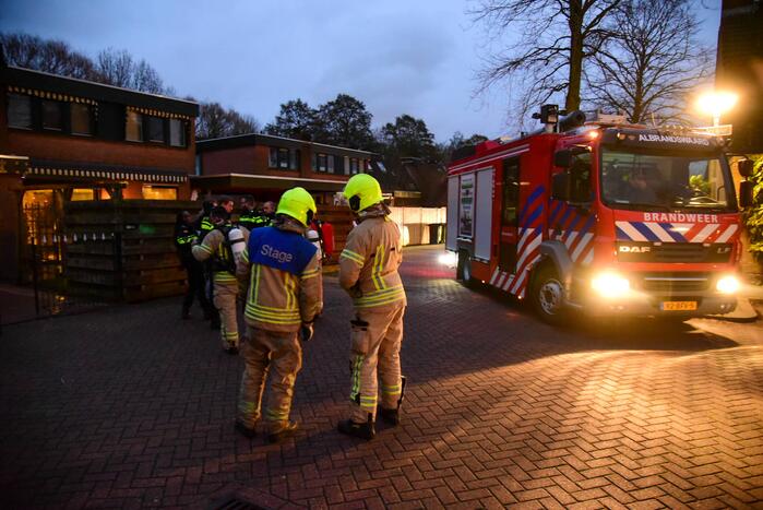Politie-inzet bij melding woningbrand