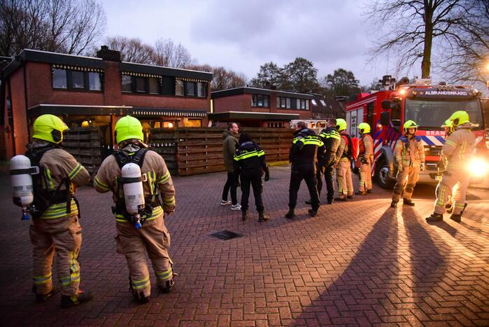Politie-inzet bij melding woningbrand